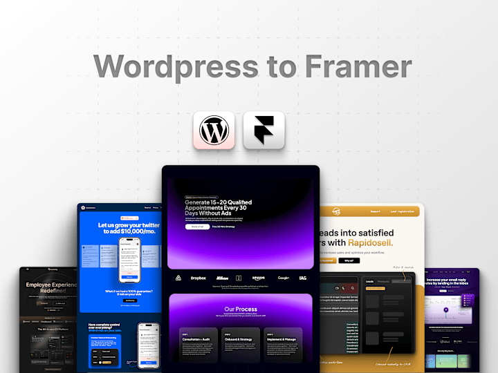 Cover image for Wordpress to Framer