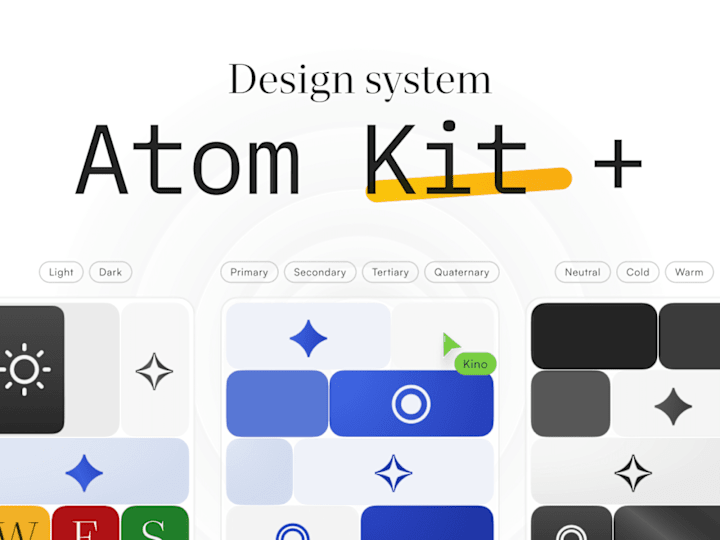 Cover image for ⚛️ Design system | Atom Kit +