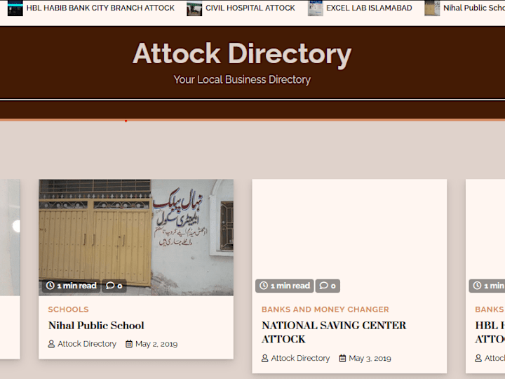 Cover image for Attock Directory