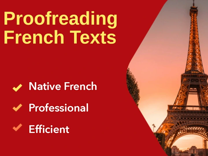 Cover image for French Grammar Proofreading