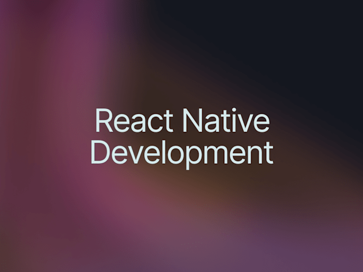 Cover image for Develop cross-platform mobile apps using React-Native