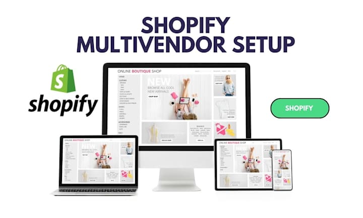 Cover image for I will design shopify E-commerce multi vendor marketplace Websit