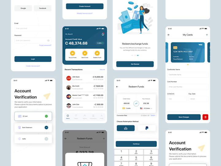 Cover image for Money Portal App UI UX Design