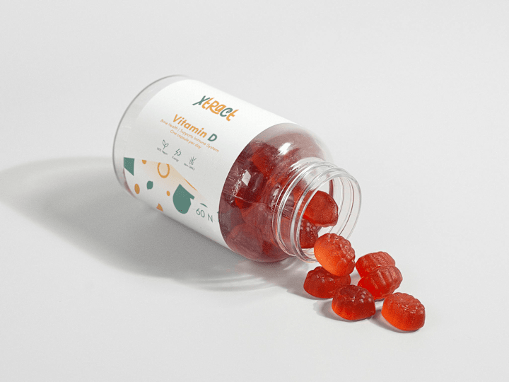 Cover image for Vitamin Supplement Identity Concept