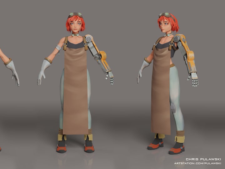 Cover image for 3D Game Ready Characters, Assets, Environments