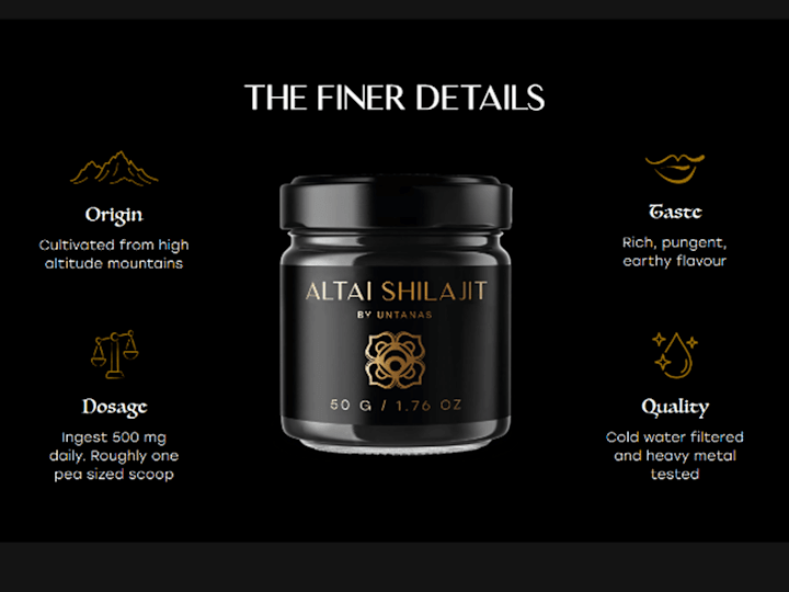 Cover image for ALTAI SHILAJIT 50g - UNTANAS