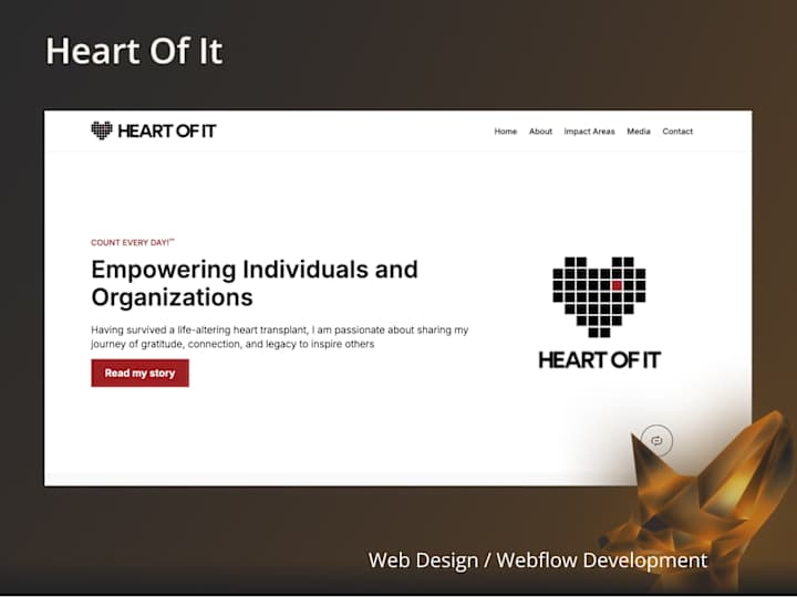 Cover image for Heart Of It | Web Design + Webflow Development