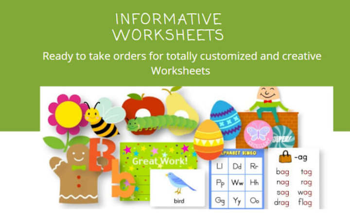 Cover image for I will design creative worksheets, ebooks, workbooks