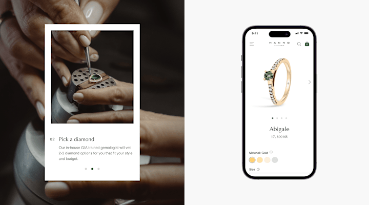 Cover image for Jewelry E-commerce | Hanno Stockholm