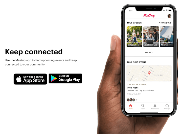Cover image for Meetup App Android & iOS