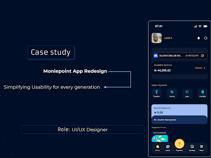 Cover image for Moniepoint: A Fintech re-design case study