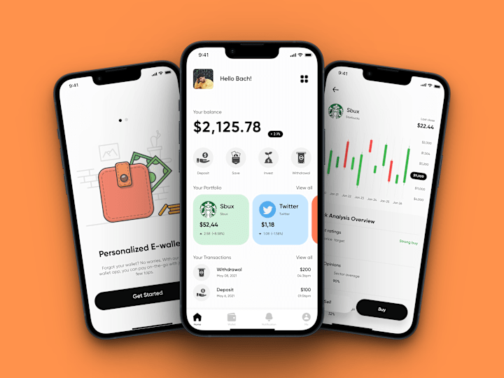 Cover image for Cactus UI Design (Fintech App)