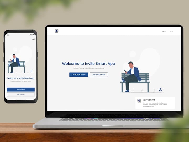 Cover image for Mazoom Invitesmart Webapp Design