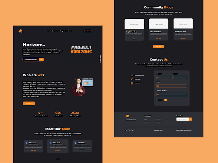 Cover image for UI/UX Design - Horizons