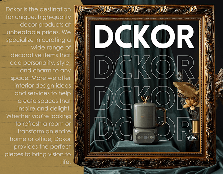 Cover image for Brand (visiual) identity design for Dckor