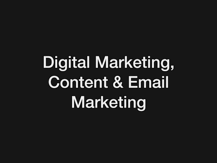 Cover image for Digital Marketing, Content & Email Marketing Specialist