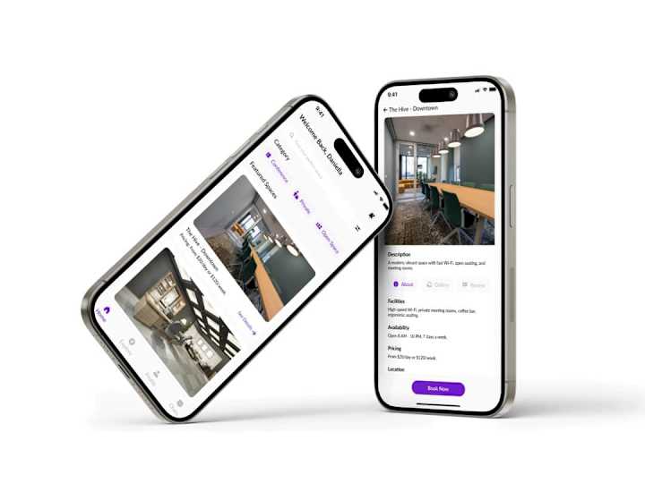 Cover image for WorkNest Co-Working Space App Development
