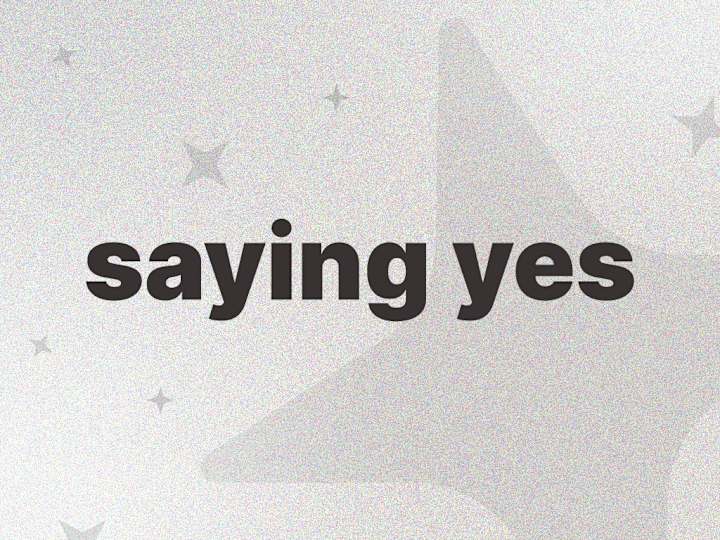 Cover image for 📝 Saying Yes to New Things ✨
