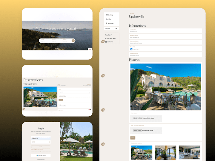 Cover image for Villa Concierge Web App - Webflow x Wized x Xano
