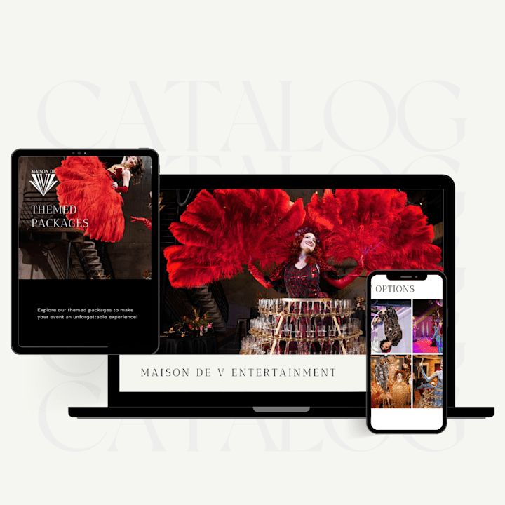 Cover image for Service Catalog | Maison de V Entertainment