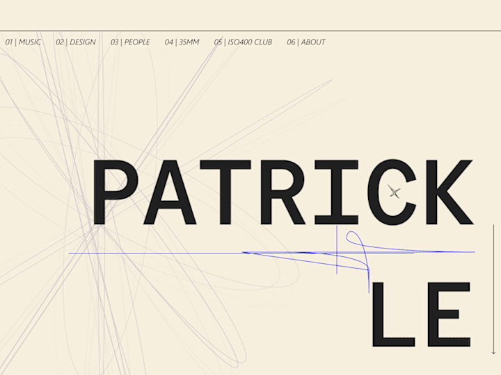 Cover image for PATRICK LE: Portfolio Concept Design
