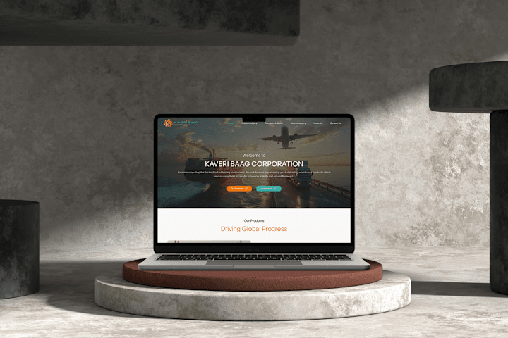 Cover image for Modern Website for Kaveri Baag Company ⎪Wix Studio