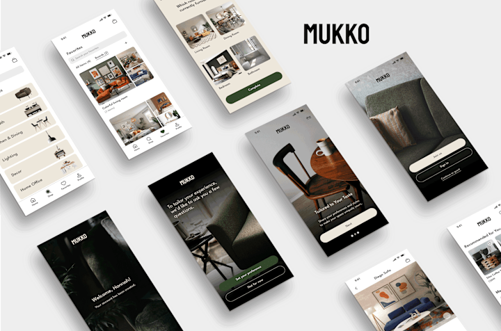 Cover image for Mukko | Furniture E-Commerce App Design