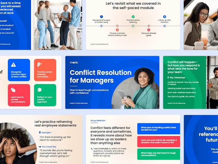 Cover image for Custom Slide Deck Design | Clean, Branded & Learner-Friendly