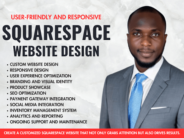 Cover image for Squarespace Website Design, Website Development Website Redesign