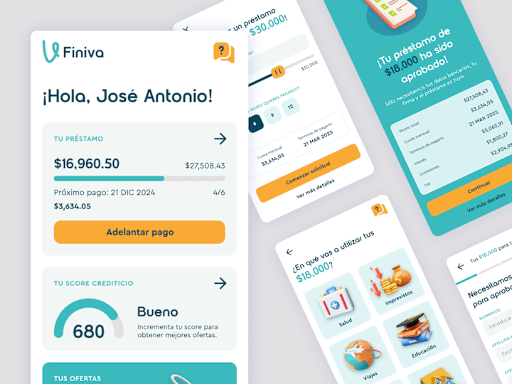 Cover image for FINIVA: Financial App design