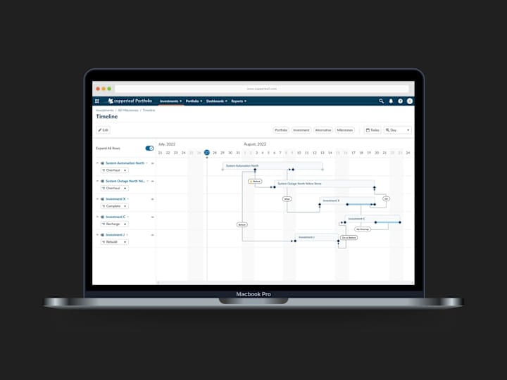 Cover image for Mileston Dependency Web App for Financial Planners