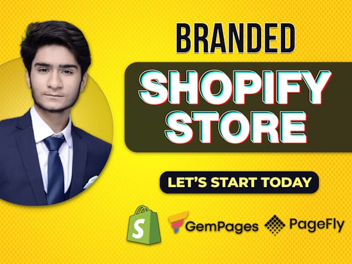 Cover image for Branded Shopify store setup by expert