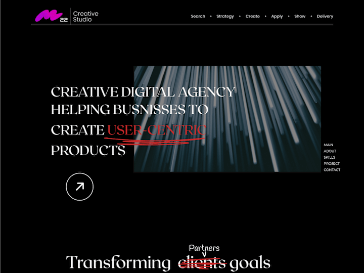 Cover image for Creative web design for digital agency