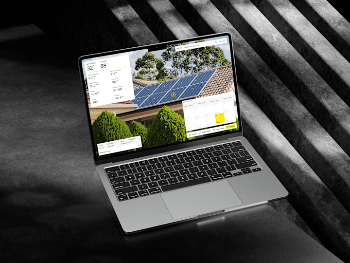 Cover image for Smart Solar Energy Monitoring Interface Design
