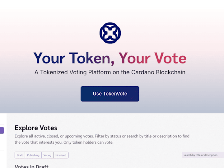 Cover image for TokenVote