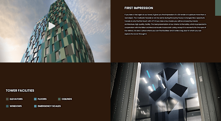 Cover image for ATTI Website Development with Elevator-Style Navigation