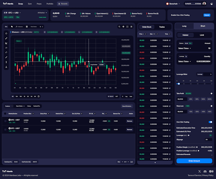 Cover image for Mantis - Crypto Exchange Platform