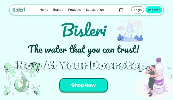 Cover image for Bisleri Landing Page Redesign