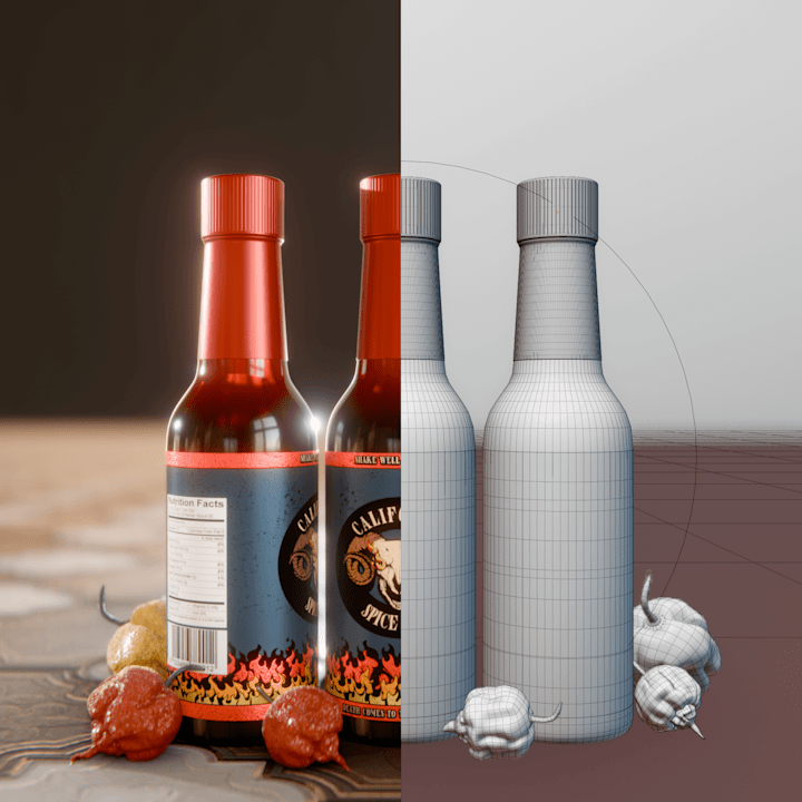 Cover image for C.S.D Hotsauce (3D Product)