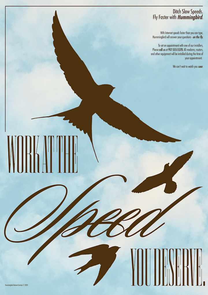 Cover image for Hummingbird - Conceptual Internet Advertisement