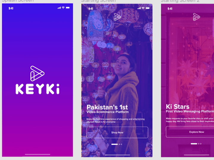 Cover image for Keyki - Video based E-Commerce App