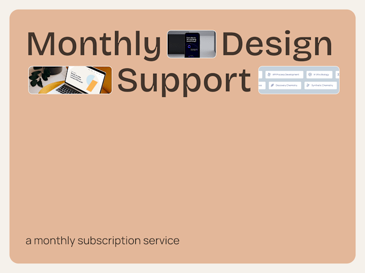 Cover image for Creative on Call: Monthly Design Help (📣Tiers available)