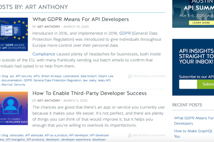 Cover image for Blogging For NordicAPIs
