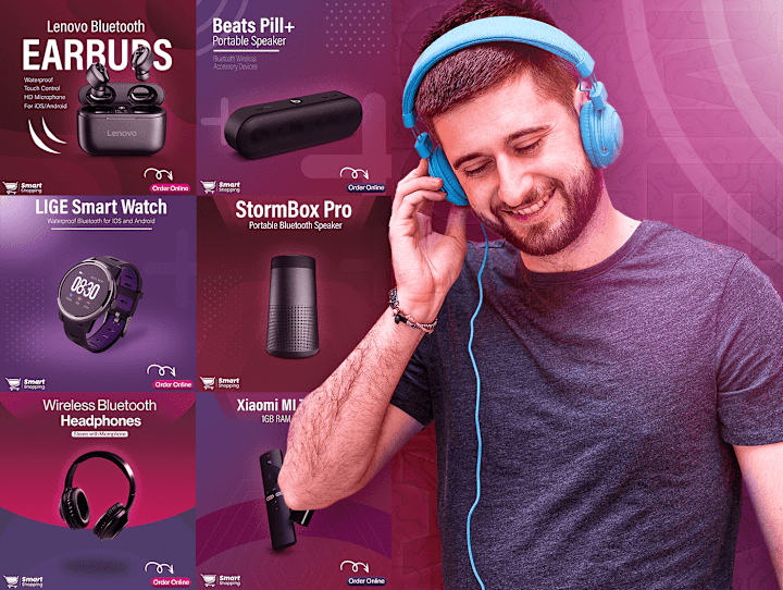 Cover image for Social media | campaign posts for an ecommerce shop on Behance