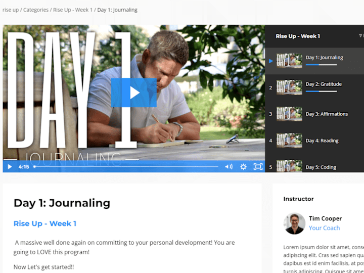 Cover image for Tim Cooper Website/Courses/Community Build