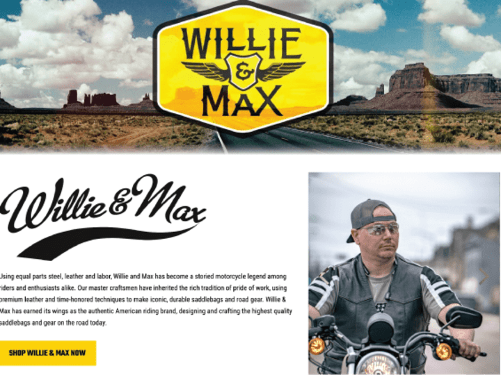 Cover image for Willie & Max Landing Page