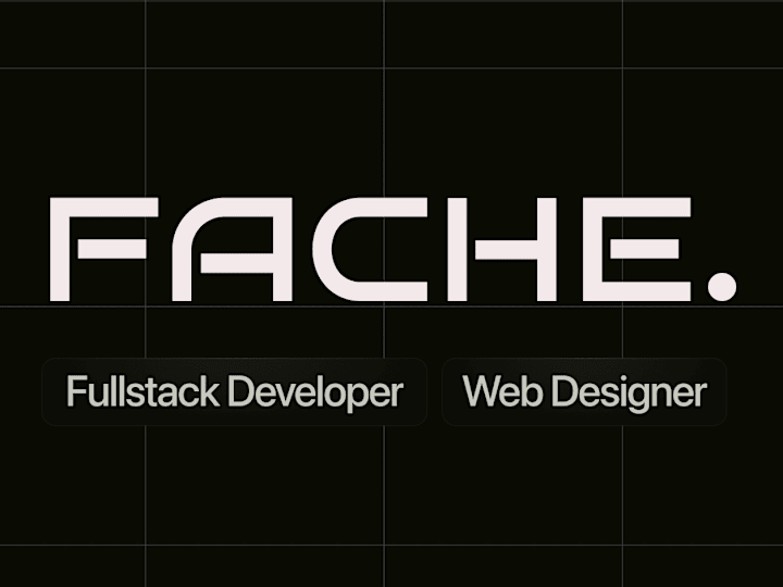 Cover image for FACHE • Portfolio (Design and Development)