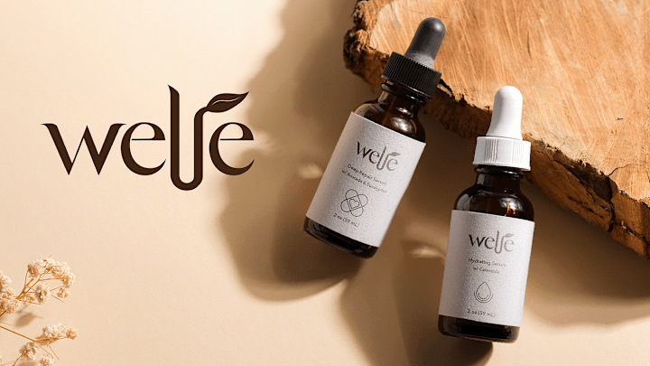 Cover image for Welle Natural Skincare Logo Design on Behance