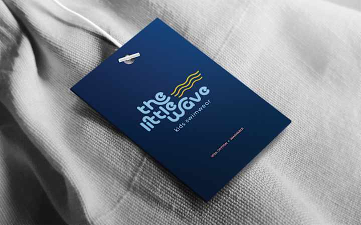 Cover image for the little wave | Kids Swimwear Branding