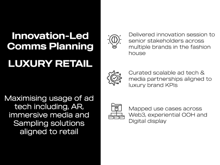 Cover image for Innovation Strategy Session – Luxury Brand Group